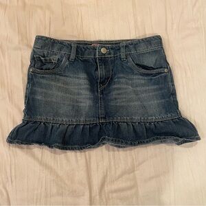 Girls glittery mini skirt